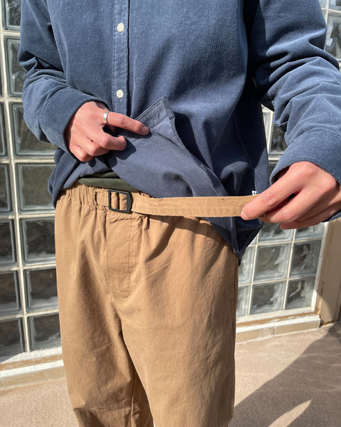 Minimum Men's Belt Pant in Toasted Coconut