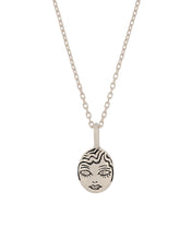 Load image into Gallery viewer, Hunt of Hounds Billie Necklace in Silver on white background