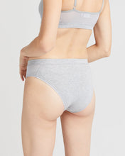 Load image into Gallery viewer, Richer Poorer Women&#39;s High Cut Brief in Light Heather Grey
