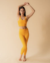 Load image into Gallery viewer, Girlfriend Collective High-Rise Crop Legging in Golden Glow
