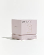 Load image into Gallery viewer, Boheme Fragrances Notting Hill Candle box on an angle against a white backgroud

