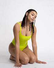 Load image into Gallery viewer, Saltwater Collective Penny One Piece Swimsuit in Chartreuse

