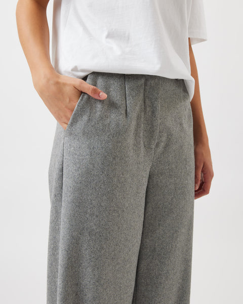 Minimum Women's Lessa Pant in Light Grey Melange
