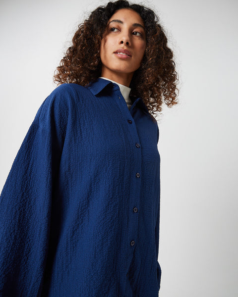 Minimum Women's Mias Shirt in Medieval Blue