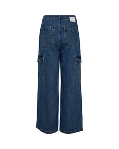 Minimum Women's Astas Straight Jean in Indigo Blue