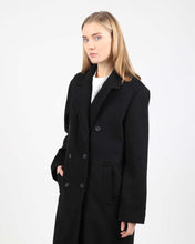 Load image into Gallery viewer, Wemoto Women&#39;s Keri Wool Coat in Black
