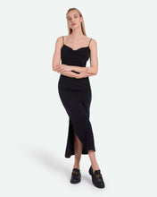 Load image into Gallery viewer, Minimum Women&#39;s Allies Midi Dress in Black
