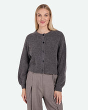 Load image into Gallery viewer, Minimum Women&#39;s Assiana Cardigan in Dark Grey Melange
