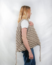 Load image into Gallery viewer, Loosends Crochet Triangle Tote
