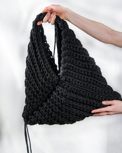 Loosends Crochet Triangle Tote