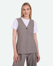 Load image into Gallery viewer, Minimum Women&#39;s Davida Vest in Pine Bark
