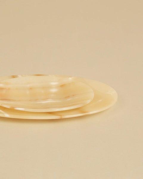 SUQ Small Alabaster Accent Plate
