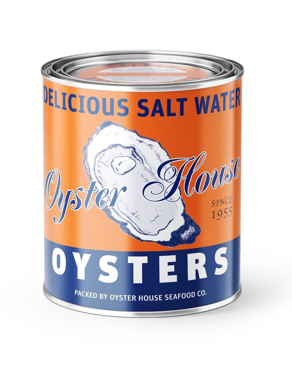 Annapolis Candle Vintage Style Tin Oyster Candle