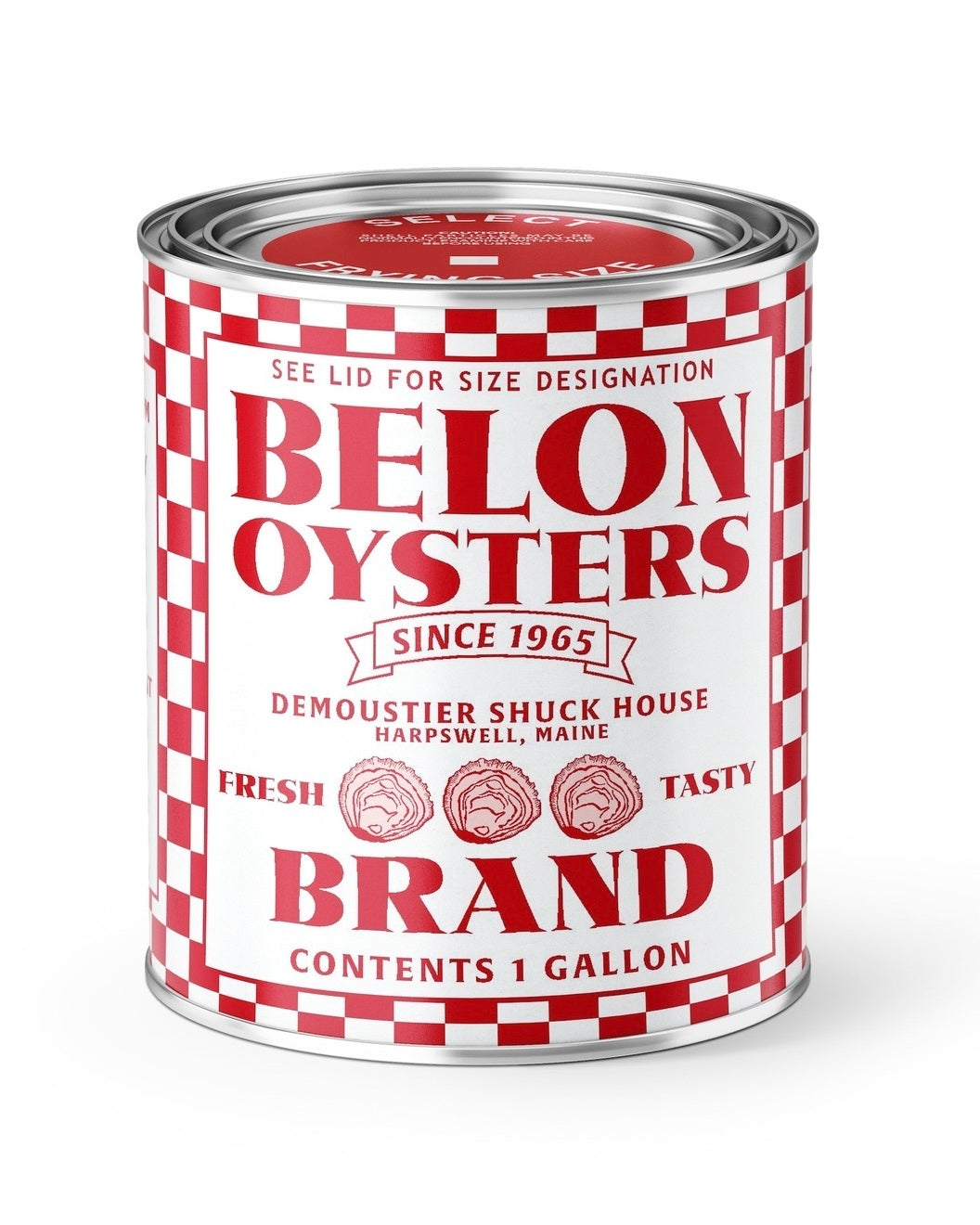 Annapolis Candle Vintage Style Tin Oyster Candle