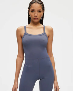 Kuwalla Tee Body Romper in Steel Blue