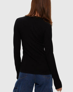 Kuwalla Tee Women's Fitted Cardigan in Black