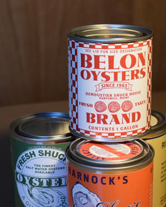 Annapolis Candle Vintage Style Tin Oyster Candle