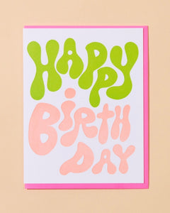 And Here We Are Bubble Birthday Greeting Card