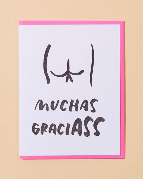 And Here We Are Muchas Gracias Thank You Card