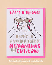 Load image into Gallery viewer, And Here We Are Feminist Birthday Card
