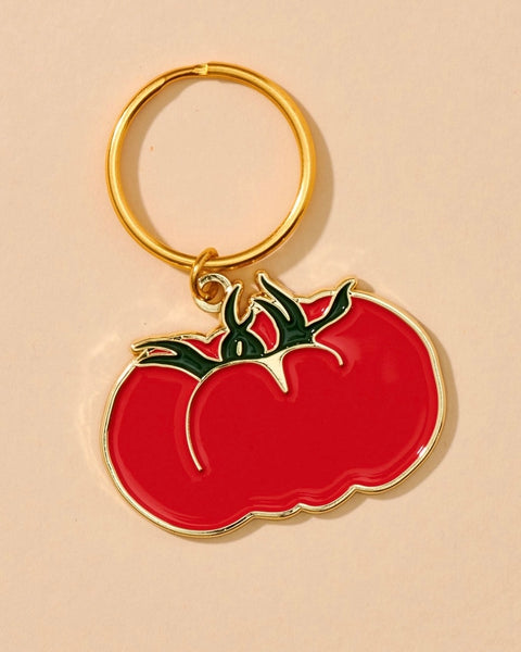 And Here We Are Enamel Keychain