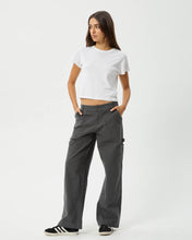 Load image into Gallery viewer, Afends Women&#39;s Lexi Carpenter Pant in Gunmetal
