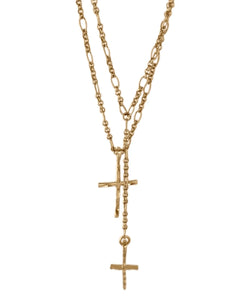 Sparrow Machen Cross Lariat Necklace