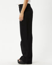 Load image into Gallery viewer, Afends Women&#39;s Maverick Recycled Canvas Pant in Black
