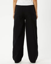 Load image into Gallery viewer, Afends Women&#39;s Maverick Recycled Canvas Pant in Black
