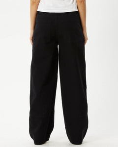 Afends Women's Maverick Recycled Canvas Pant in Black