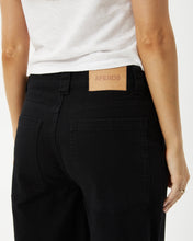 Load image into Gallery viewer, Afends Women&#39;s Maverick Recycled Canvas Pant in Black
