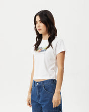 Load image into Gallery viewer, Afends Women&#39;s OMW Baby Tee in White
