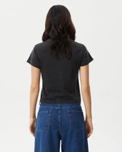 Load image into Gallery viewer, Afends Women&#39;s Nirvana Baby Tee in Stone Black
