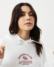 Load image into Gallery viewer, Afends Women&#39;s Cultivate Hoodie in White
