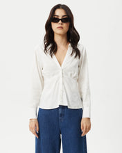 Load image into Gallery viewer, Afends Women&#39;s Archive Hemp Shirt in White
