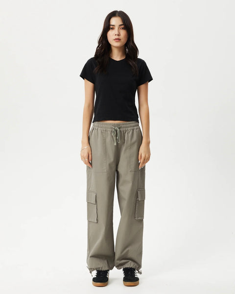 Afends Women's Tasman Cargo Pant in Olive