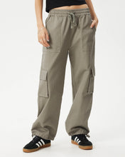 Load image into Gallery viewer, Afends Women&#39;s Tasman Cargo Pant in Olive
