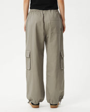 Load image into Gallery viewer, Afends Women&#39;s Tasman Cargo Pant in Olive
