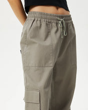 Load image into Gallery viewer, Afends Women&#39;s Tasman Cargo Pant in Olive
