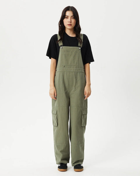 Afends Women's Fraser Overalls in Olive