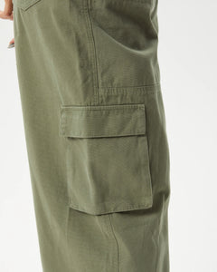 Afends Women's Fraser Overalls in Olive