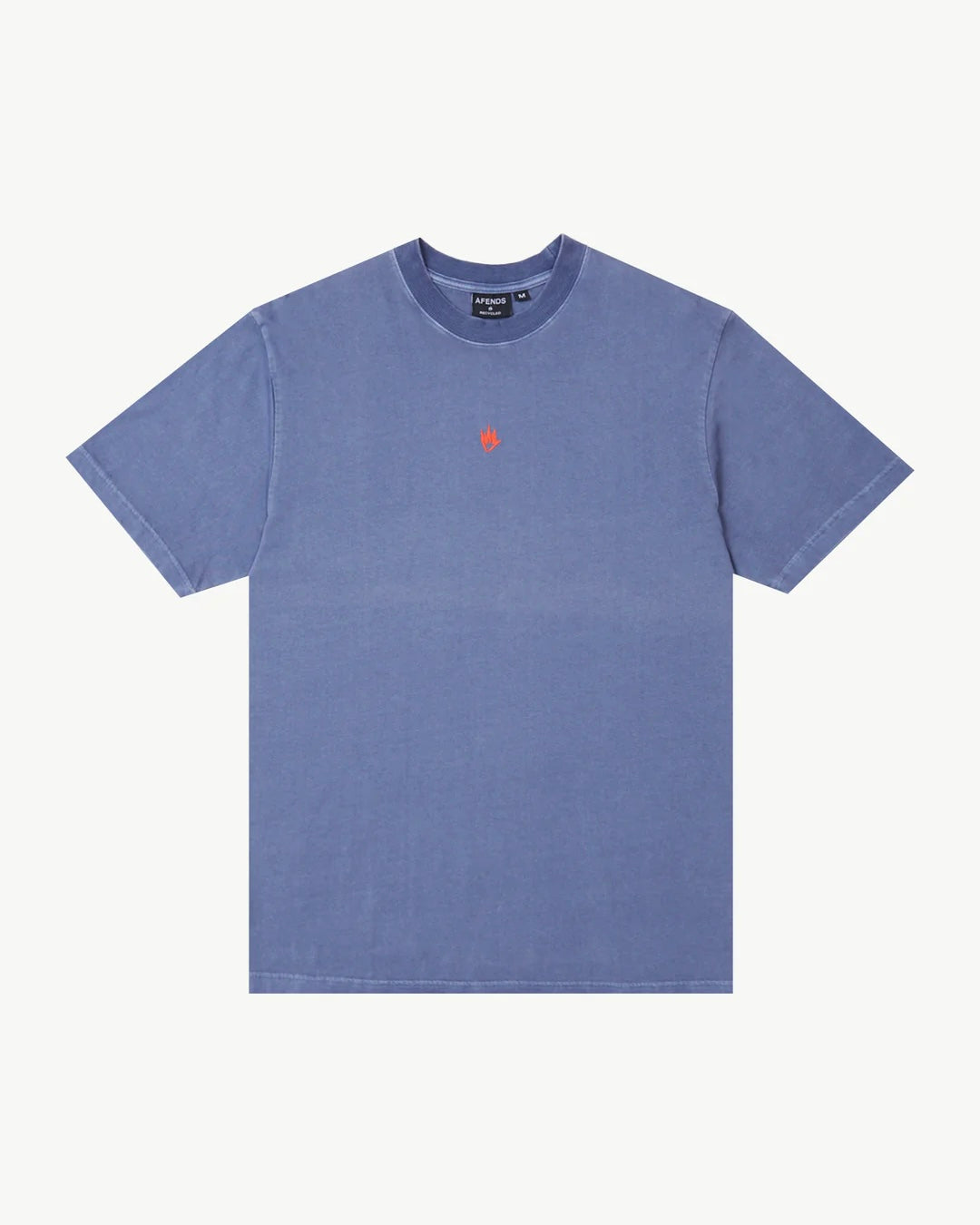 Afends Men's Flame Retro Tee in Washed Marlin