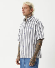 Load image into Gallery viewer, Afends Men&#39;s Lined Up Shirt in White Stripe
