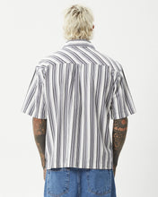 Load image into Gallery viewer, Afends Men&#39;s Lined Up Shirt in White Stripe
