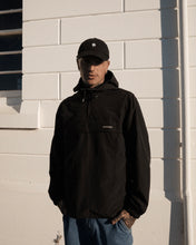 Load image into Gallery viewer, Afends Men&#39;s System Water Resistant Anorak in Black
