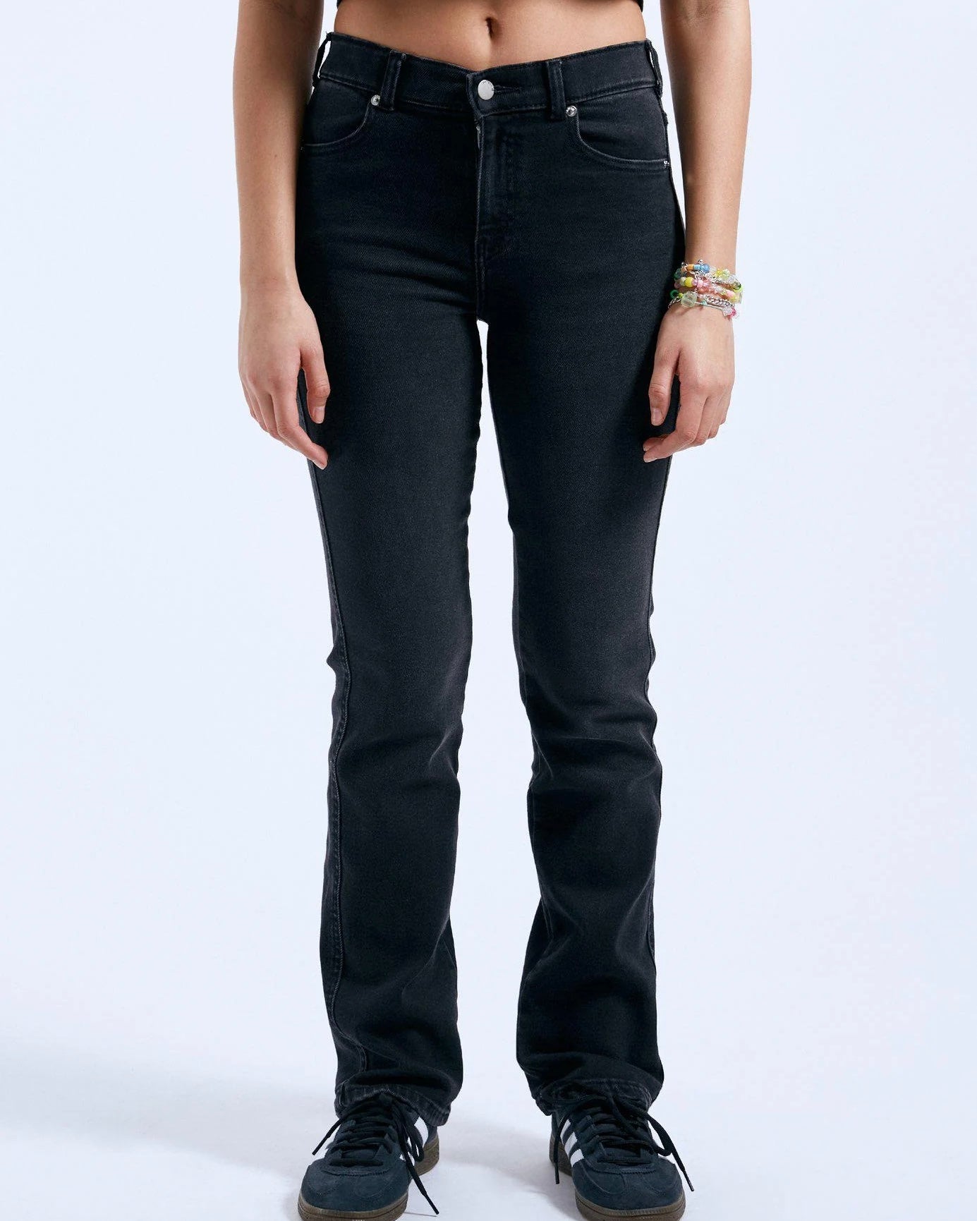 Dr. Denim Women's Lexy Straight Jean in Black Mist