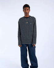 Load image into Gallery viewer, Dr. Denim Men&#39;s Caiden Long Sleeve in Double Stripe Black
