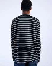 Load image into Gallery viewer, Dr. Denim Men&#39;s Caiden Long Sleeve in Double Stripe Black
