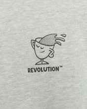 Load image into Gallery viewer, Revolution Men&#39;s Wake Up Printed Sweatshirt in Grey Melange
