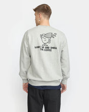 Load image into Gallery viewer, Revolution Men&#39;s Wake Up Printed Sweatshirt in Grey Melange
